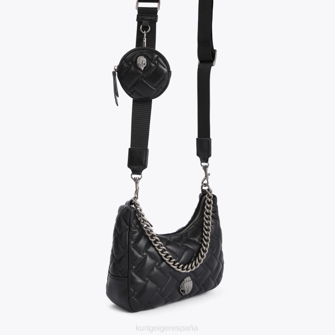 Kurt Geiger mujer bandolera de cuero london 2LPR278 | bolsas combinación negra